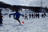 雪中サッカー大会